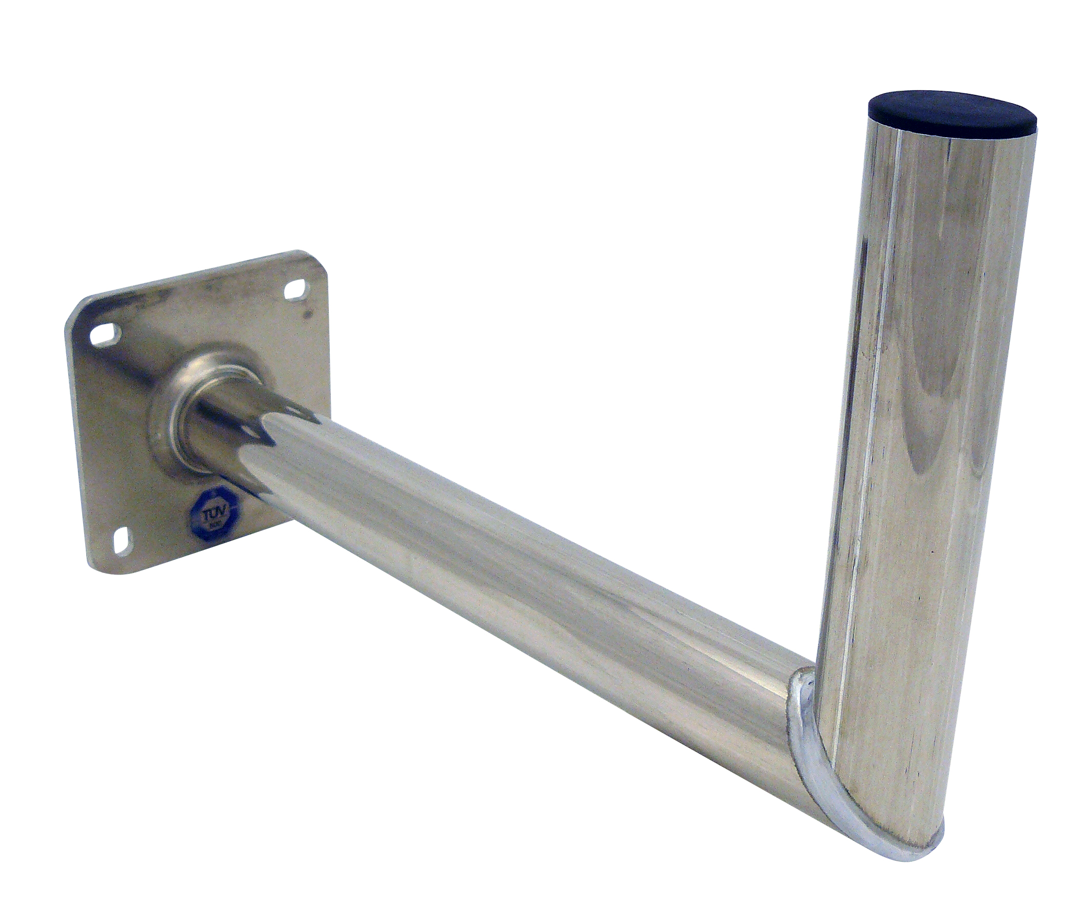 Winkelwandhalter Aluminium WA 45 cm / Rohr 50 mm
