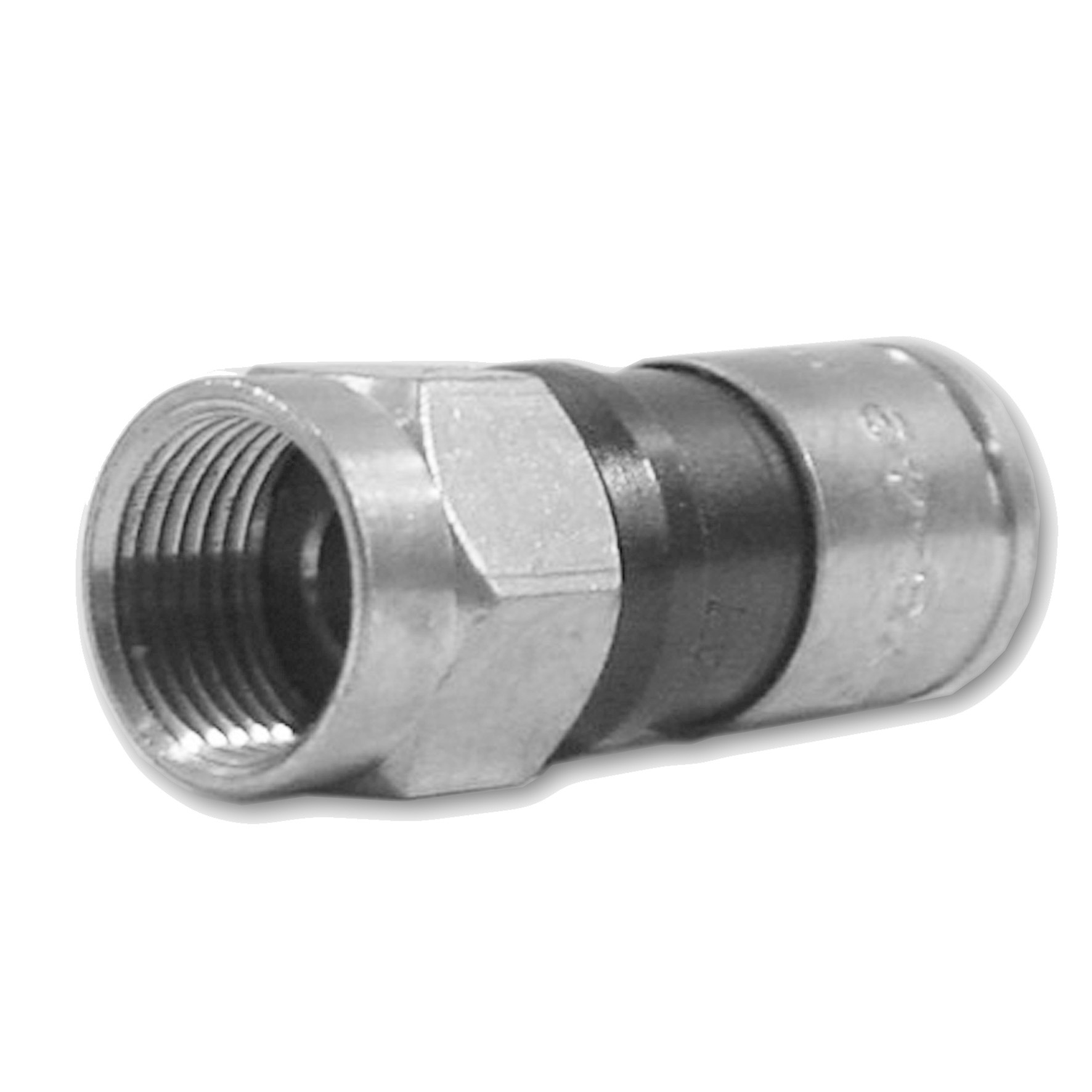 Kompressions - F-Stecker für Koaxkabel 6,8 mm