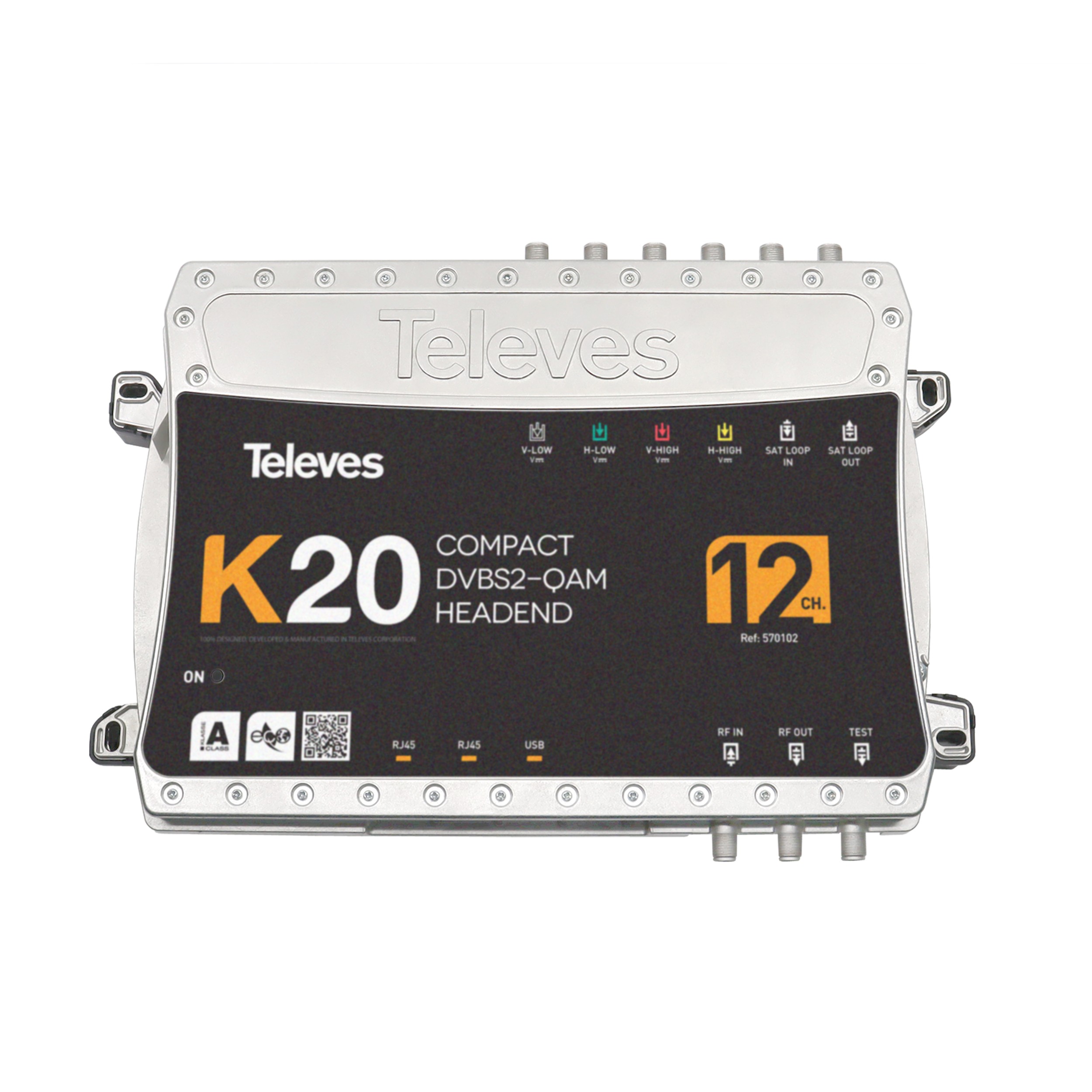 K20 - Kompaktkopfstelle 12 Transponder DVB-S2 in QAM