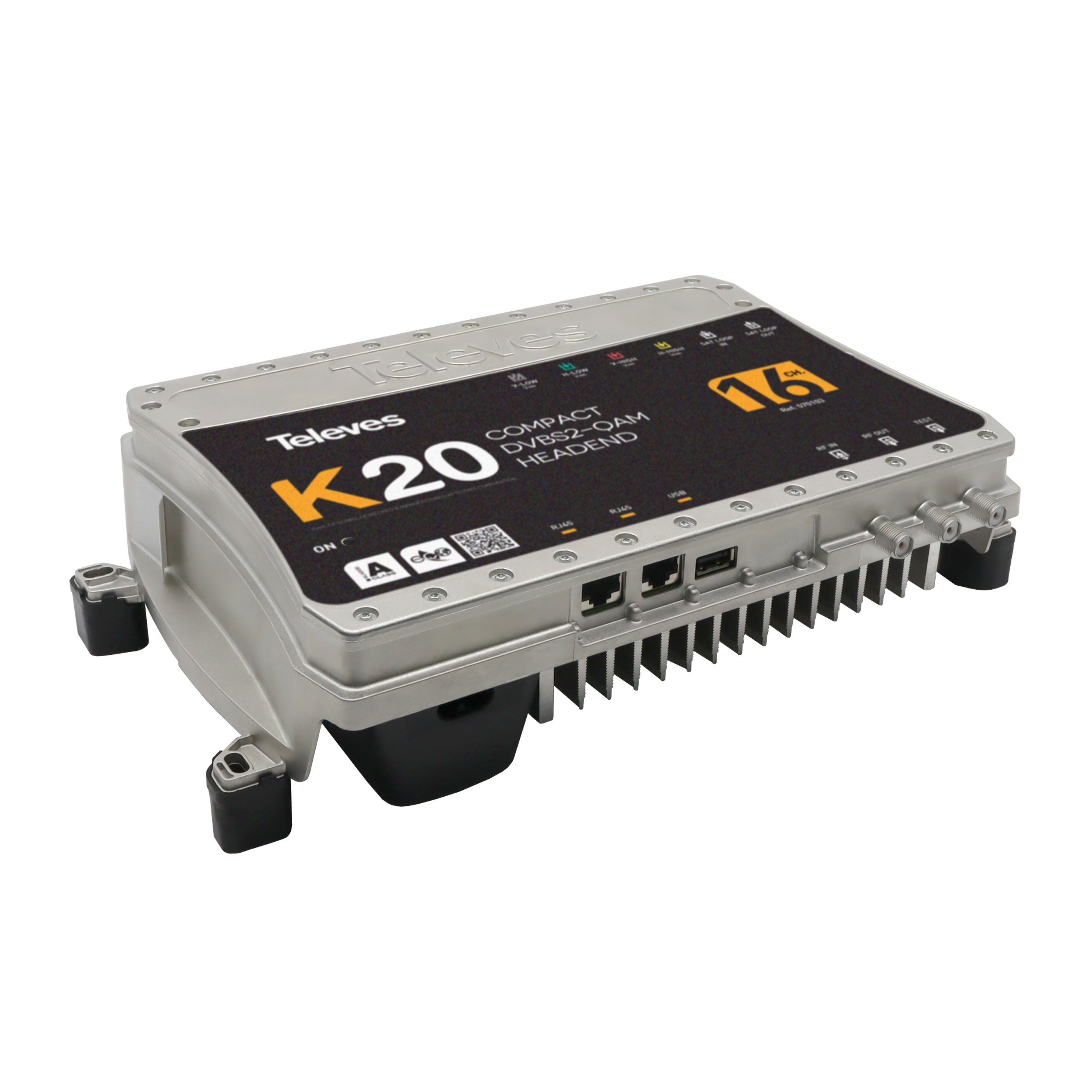 K20 - Kompaktkopfstelle 16 Transponder DVB-S2 in QAM