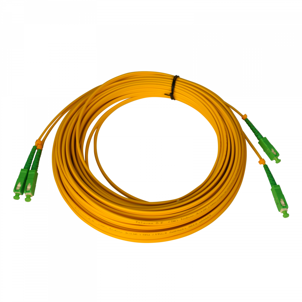 Opt. Duplex-Kabel 15m LSFH Dca SC/APC