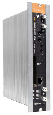 T-0X - Multiplexumsetzer DVB-S2 in 2x QAM mit CI
