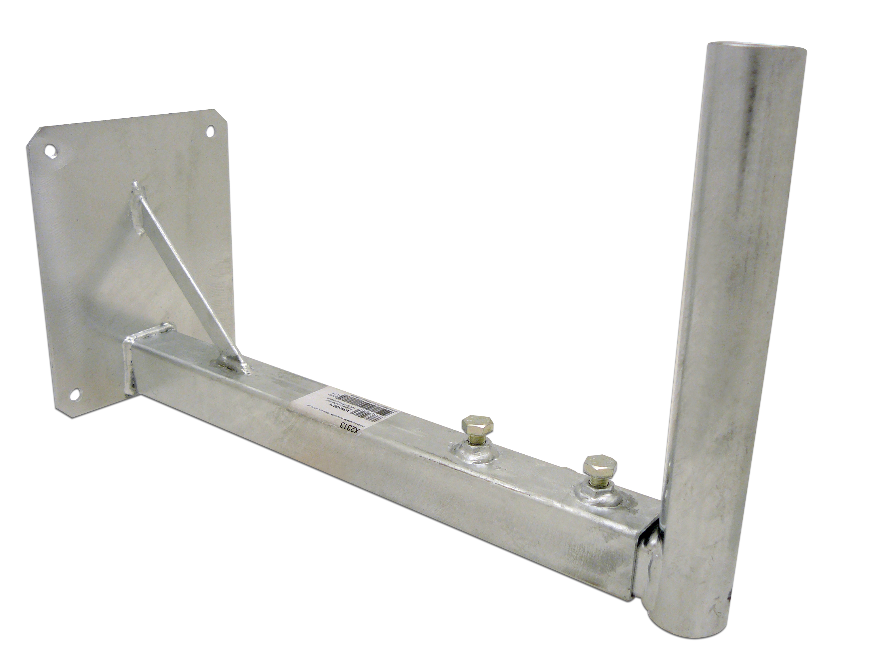 Winkelwandhalter ausziehbar Stahl WA: 50-75 cm, feuerverzinkt