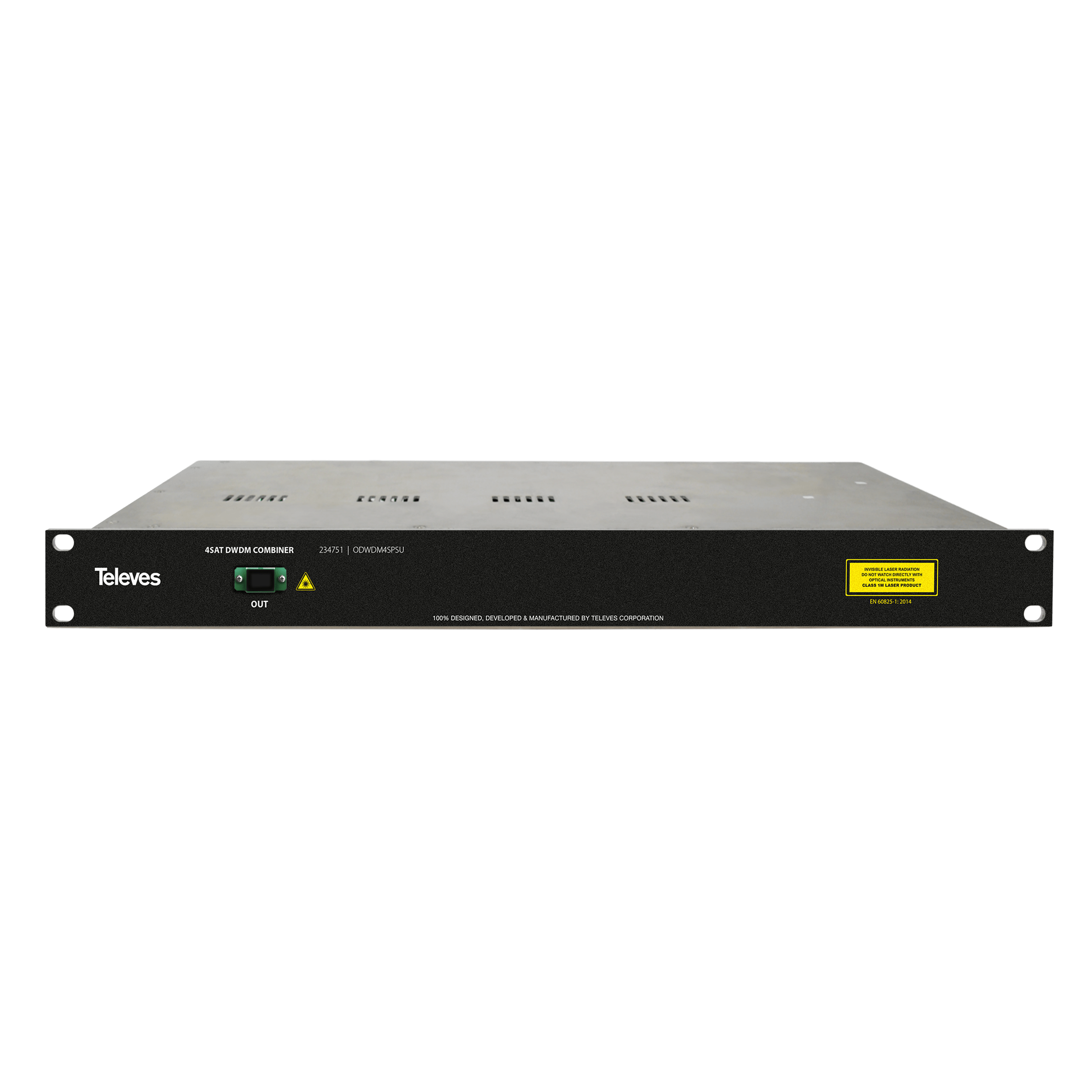 Wellenlängen-Multiplex DWDM 4E/1A + Netzteil