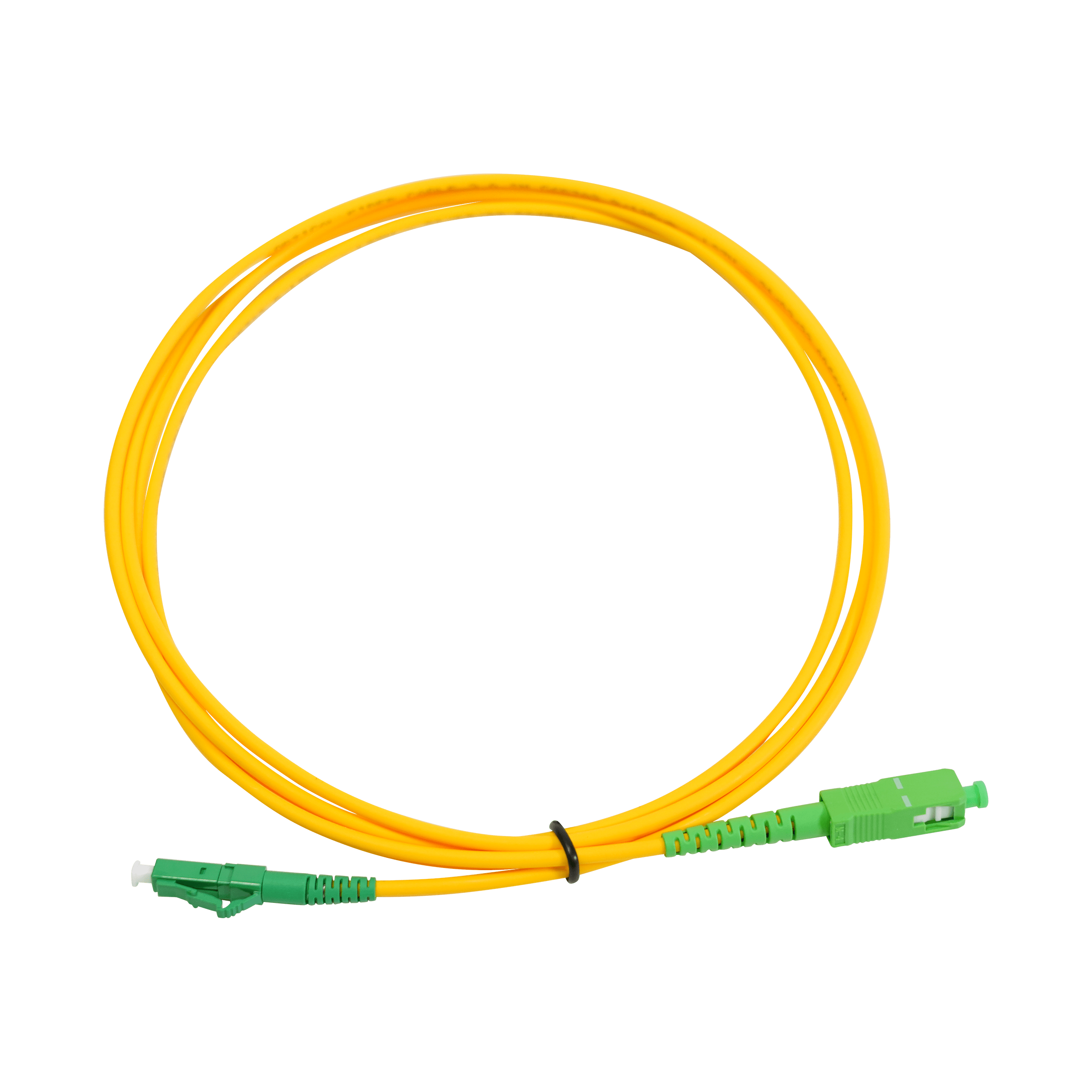 Optisches Patchkabel 2m, Monomode Fasertyp LSFH-Mantel, f. Innen mit Stecker ?LC/APC-SC/APC?