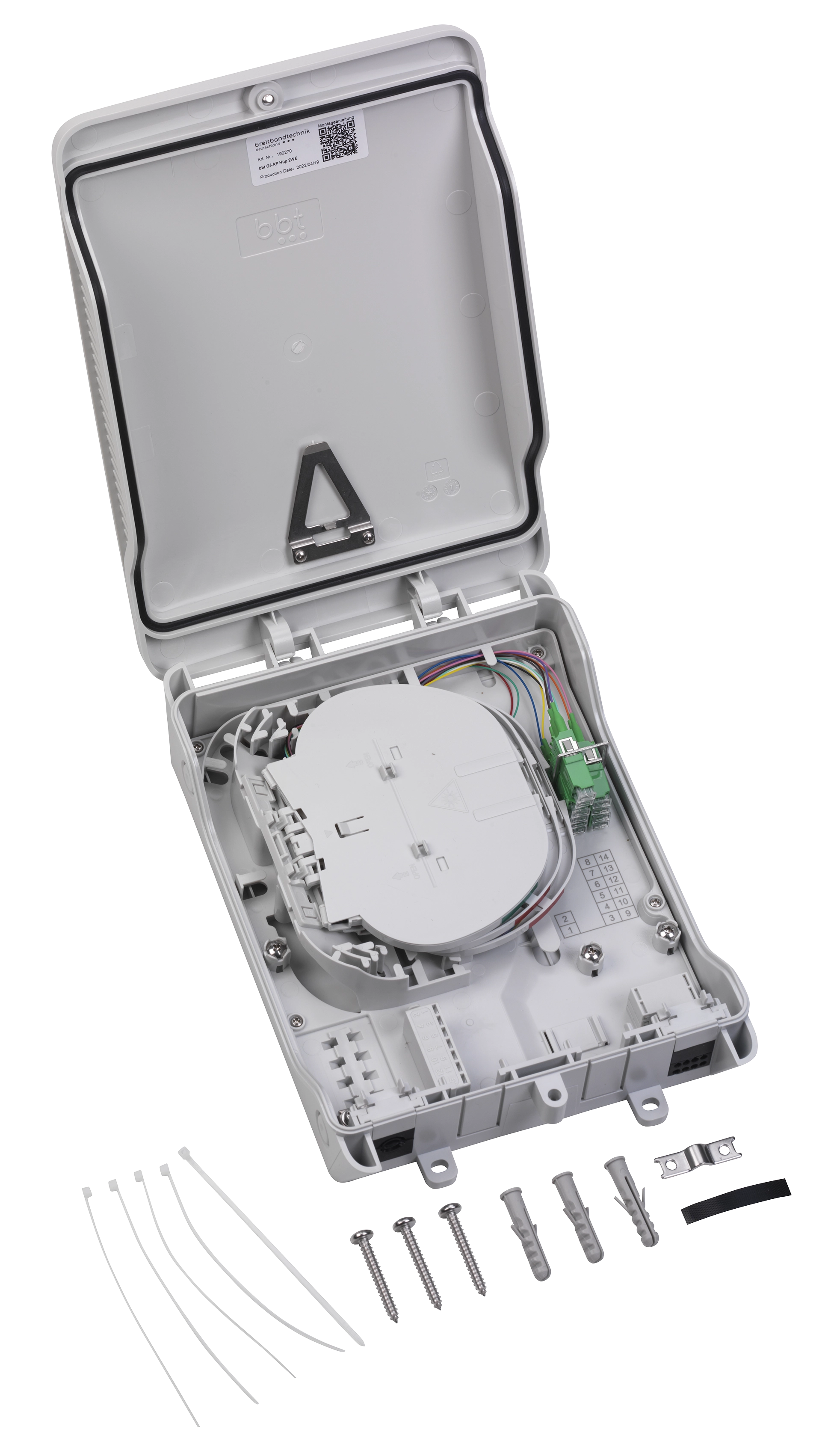 Hausübergabepunkt Gf-AP für 2-3 WE für Crimp-/Hitzeschutzspleiße