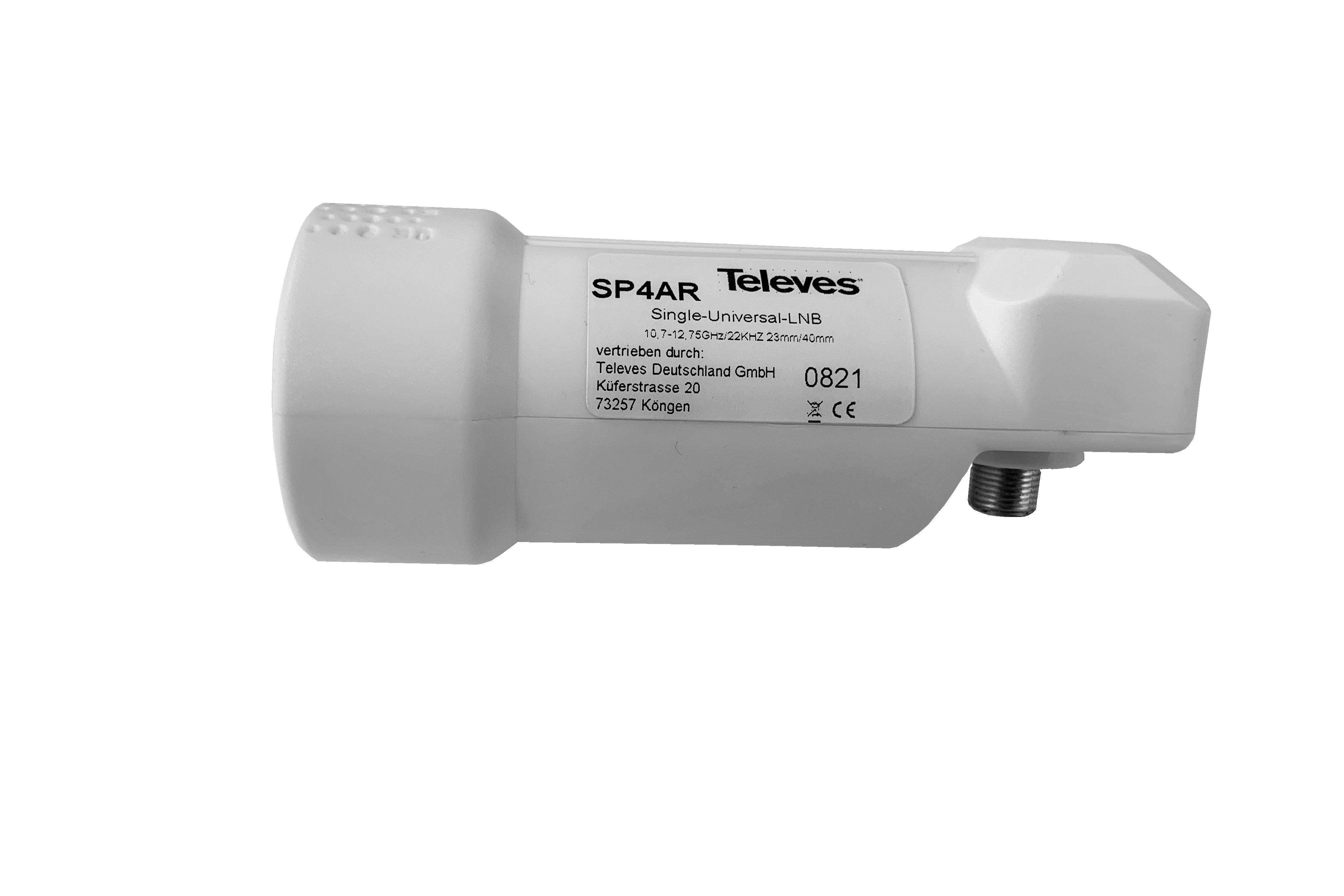 Single-Speisesystem Feed 23/40 mm für Multifeed-Empfang 3°