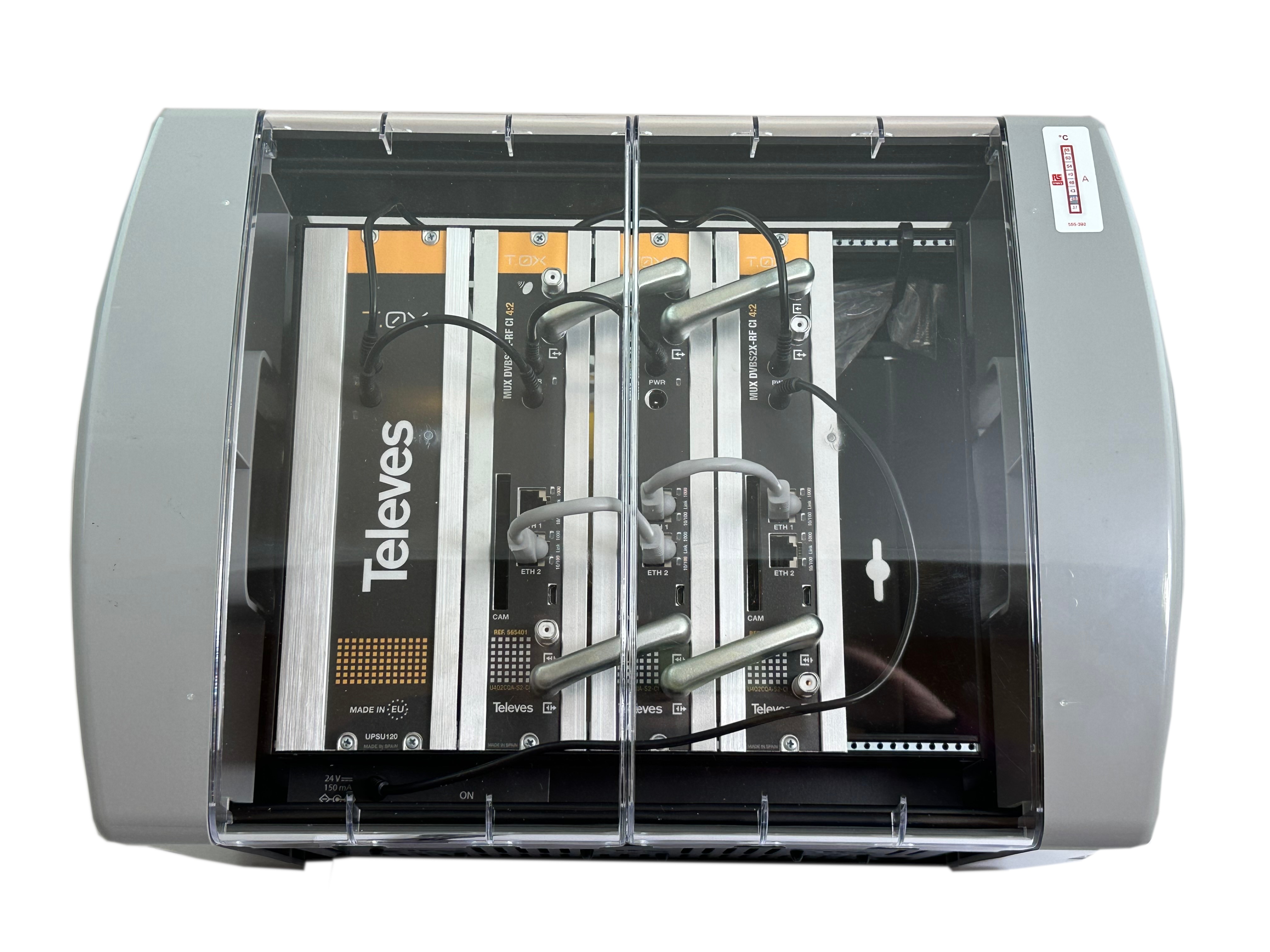 T-0X-Kopfstation 3xMUXX, Gehäuse UGH4 mit Netzteil